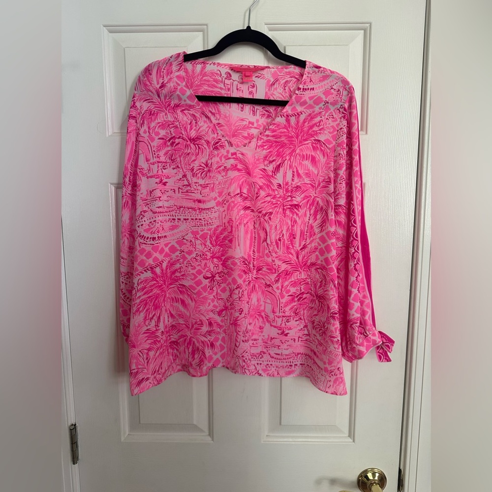 Lilly Pulitzer Palm Beach Paradise Blouse